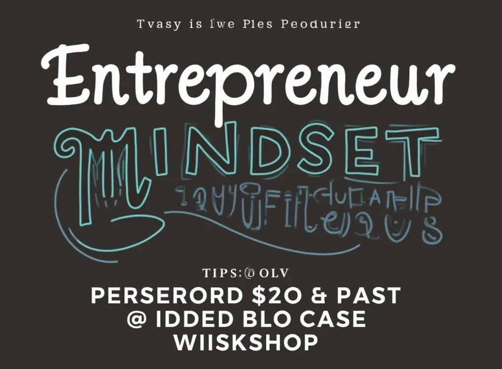 Entrepreneur mindset transformation workshop
