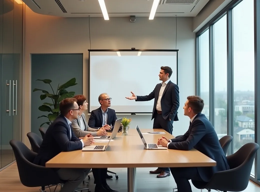 Executive coaching modern office